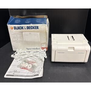 Black & Decker EC600 Spacemaker Under Counter Can Opener White Open Box